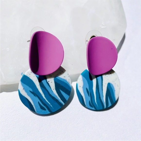 Polymer Clay Handmade Earrings - Picture 3 of 4